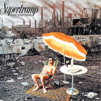 Imagen de la portada del disco de Supertramp <i>Crisis? what crisis?</i>
