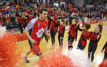 El pívot Jesús Fernández en una imagen de su última etapa en la Fundación CB Granada, equipo al que regresó con 37 años antes de retirarse.