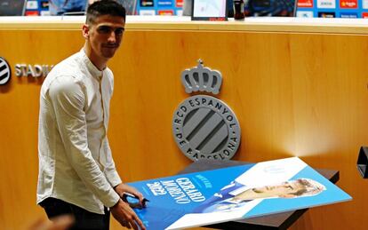 Gerard Moreno, tras el acuerdo para su renovación.