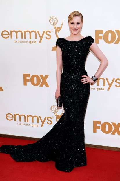 Evan Rachel Wood

	Simplemente fantástico. El Elie Saab de Evan, con cola y totalmente bordado, recordaba a las épocas doradas de Hollywood. Parece que por fin la actriz ha encontrado su estilo.