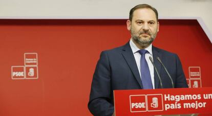 El secretario de Organización del PSOE, José Luis Ábalos. 