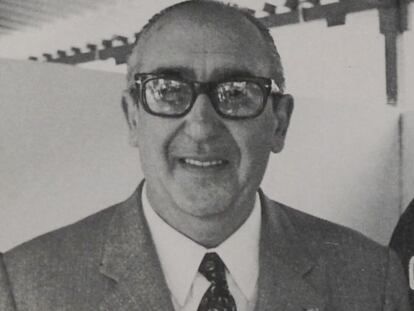 &Aacute;lvaro Cunqueiro, en agosto de 1963. 