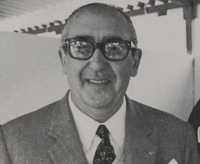 &Aacute;lvaro Cunqueiro, en agosto de 1963. 