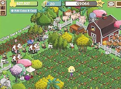 Los jugadores se conectan a diario para cuidar cosechas y ganado en explotaciones digitales.