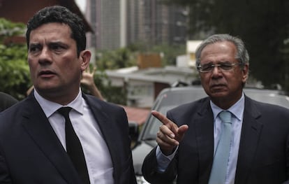 Moro e Paulo Guedes nesta quinta-feira.