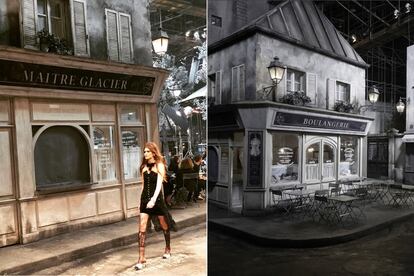 Heladerías, ‘boulangeries’ y toda clase de restaurantes pasaron de ser parte del decorado a servir una cena a los invitados.