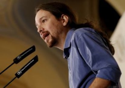 Pablo Iglesias, líder de Podemos.