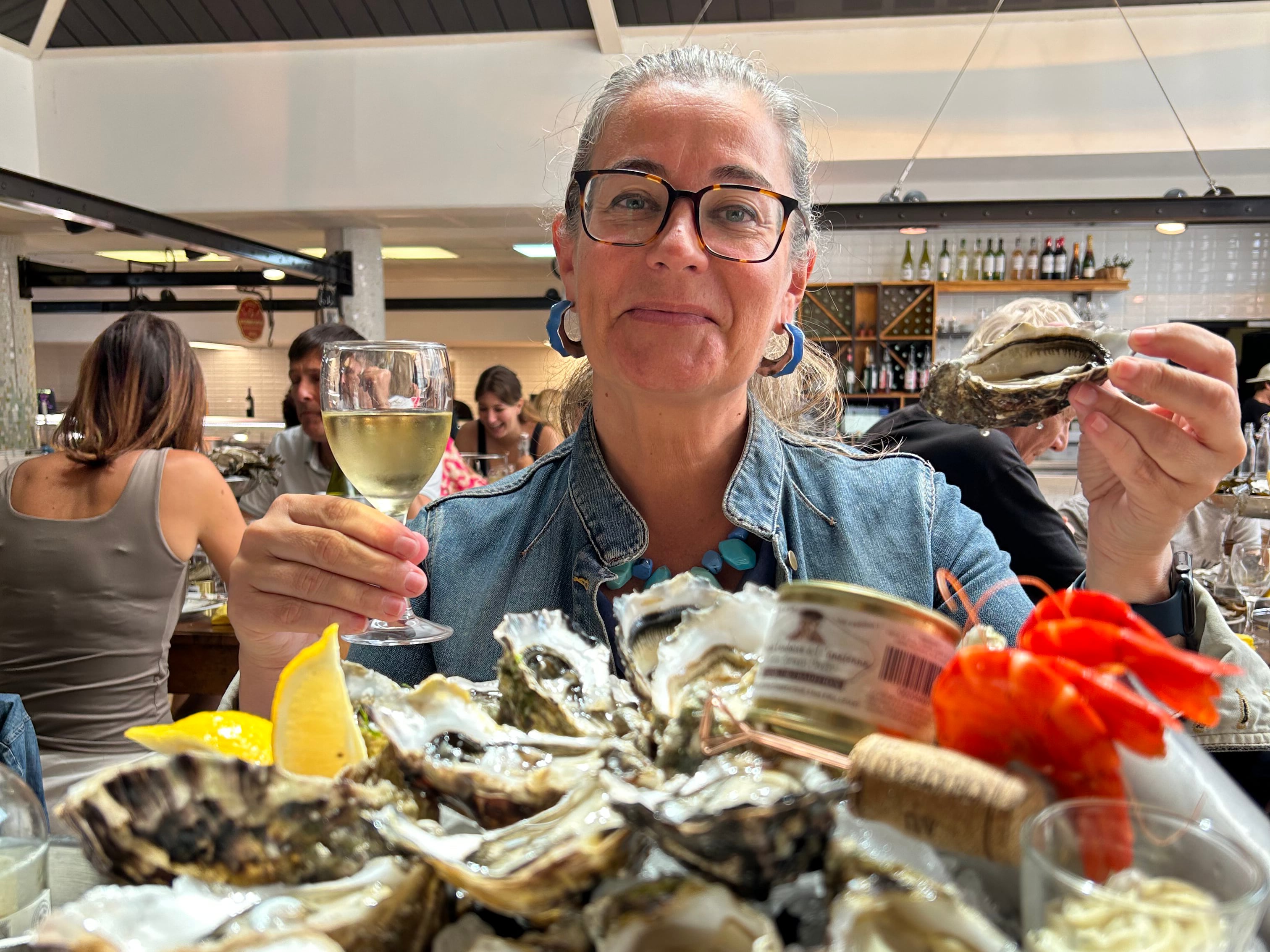 Ana Rivero, en un viaje gastronómico en Francia, en una imagen cedida.