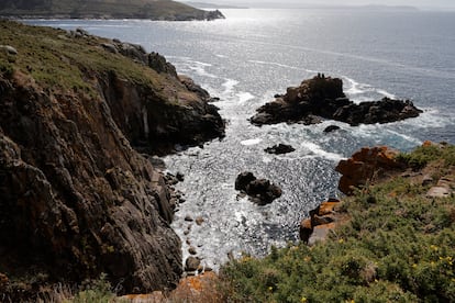 Zona de punta Segaño, en Ares (A Coruña), donde fue encontrado el cuerpo del menor.