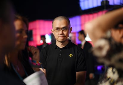 Changpeng Zhao, cofundador y CEO de Binance, durante un acto en Lisboa, el pasado 1 de noviembre.