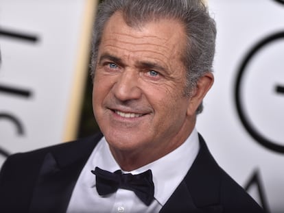 Mel Gibson, en los Globos de Oro de 2017.