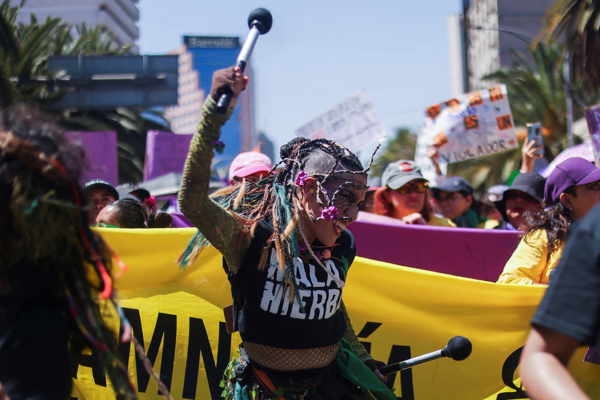 8M: La marcha por el Día internacional de la Mujer en Ciudad de México ...