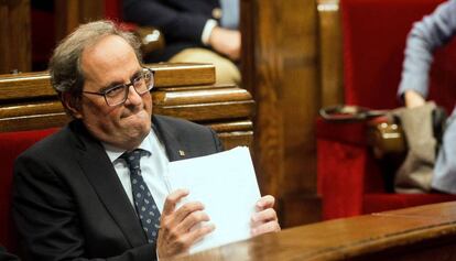 Catalan premier Quim Torra.