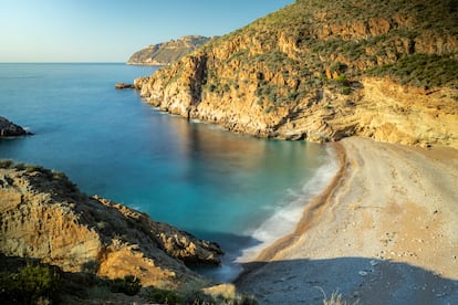 La cala del Bolete Grande, en Cartagena.