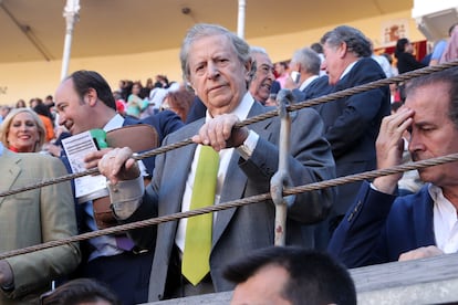 Fernando Falcó, durante un festejo taurino en la Feria de San Isidro de Madrid en 2019.