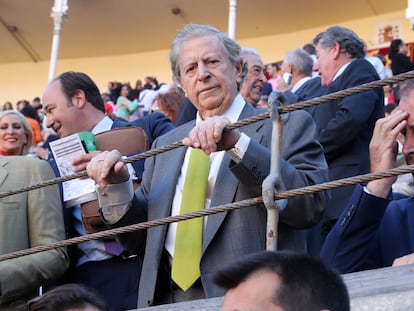 Fernando Falcó, durante un festejo taurino en la Feria de San Isidro de Madrid en 2019.