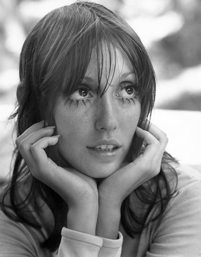 A photograph of Shelley Duvall in 1970.