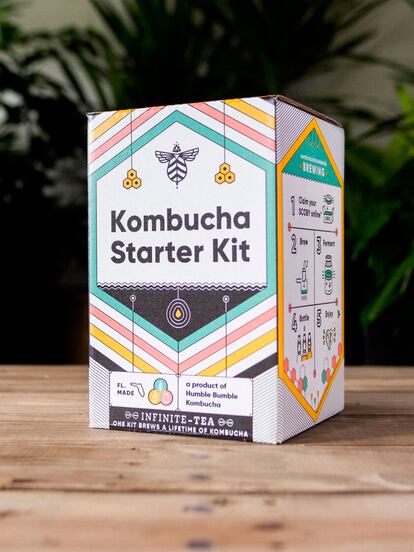 Kit para hacer kombucha, en Gardeners (45 euros).