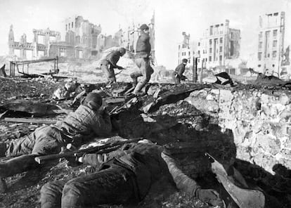 Batalla de Estalingrado en noviembre de 1942.