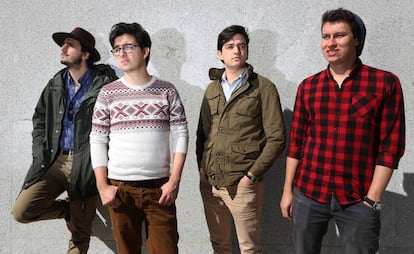 Componentes del grupo musical, Morat.