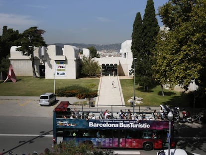 La Fundació Miró, a Montjuïc.