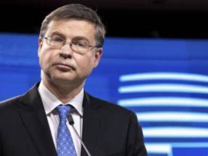 Valdis Dombrovskis, vicepresidente de la UE y comisario de Comercio.