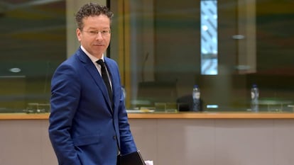 Jeroen Dijsselbloem en Bruselas el pasado día 21.