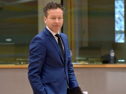 Jeroen Dijsselbloem en Bruselas el pasado d&iacute;a 21.