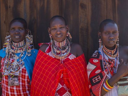 Mujeres masái en Kenia.