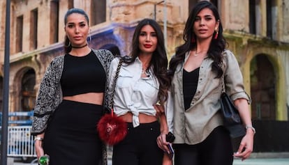 Alice, Farah y Nadine Abdel Aziz en Beirut.