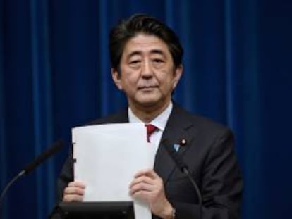 El primer ministro nipón Shinzo Abe. EFE/Archivo