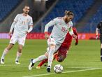 Basel (Switzerland), 14/11/2020.- Spain's Sergio Ramos during the UEFA Nations League group 4 soccer match between Switzerland and Spain at the St. Jakob-Park stadium in Basel, Switzerland, 14 November 2020. (España, Suiza, Basilea) EFE/EPA/GEORGIOS KEFALAS