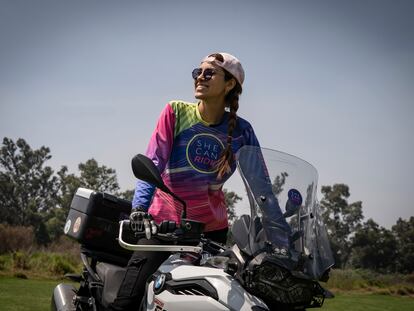 La fundadora de She Can Ride, Claudia Ovalle, en Ciudad de México.