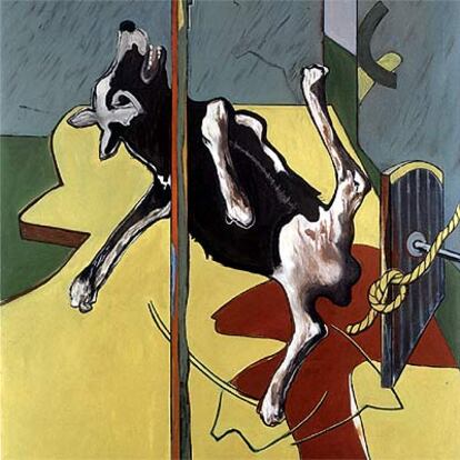 &#39;Perro herido&#39; (1973), de Juan Barjola.