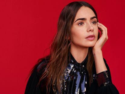 Lily Collins, actriz protagonista de la serie 'Emily en París'.