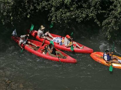 Piraguas contra la contaminación