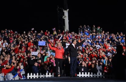 Romney, en el mitin de West Chester.