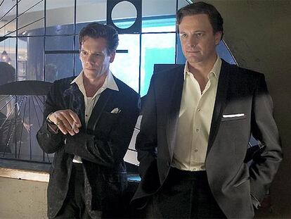 Kevin Bacon (izquierda) y Colin Firth, en una imagen de <i>Where the truth lies.</i>