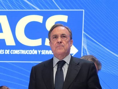 El presidente de ACS, Florentino Pérez