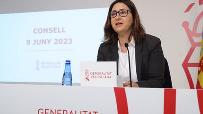 Rosa Pérez Garijo durante su etapa como consejera del Gobierno valenciano.
