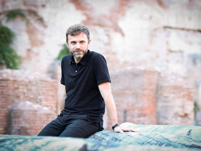 Paolo Giordano, en julio pasado durante un festival literario en Roma.