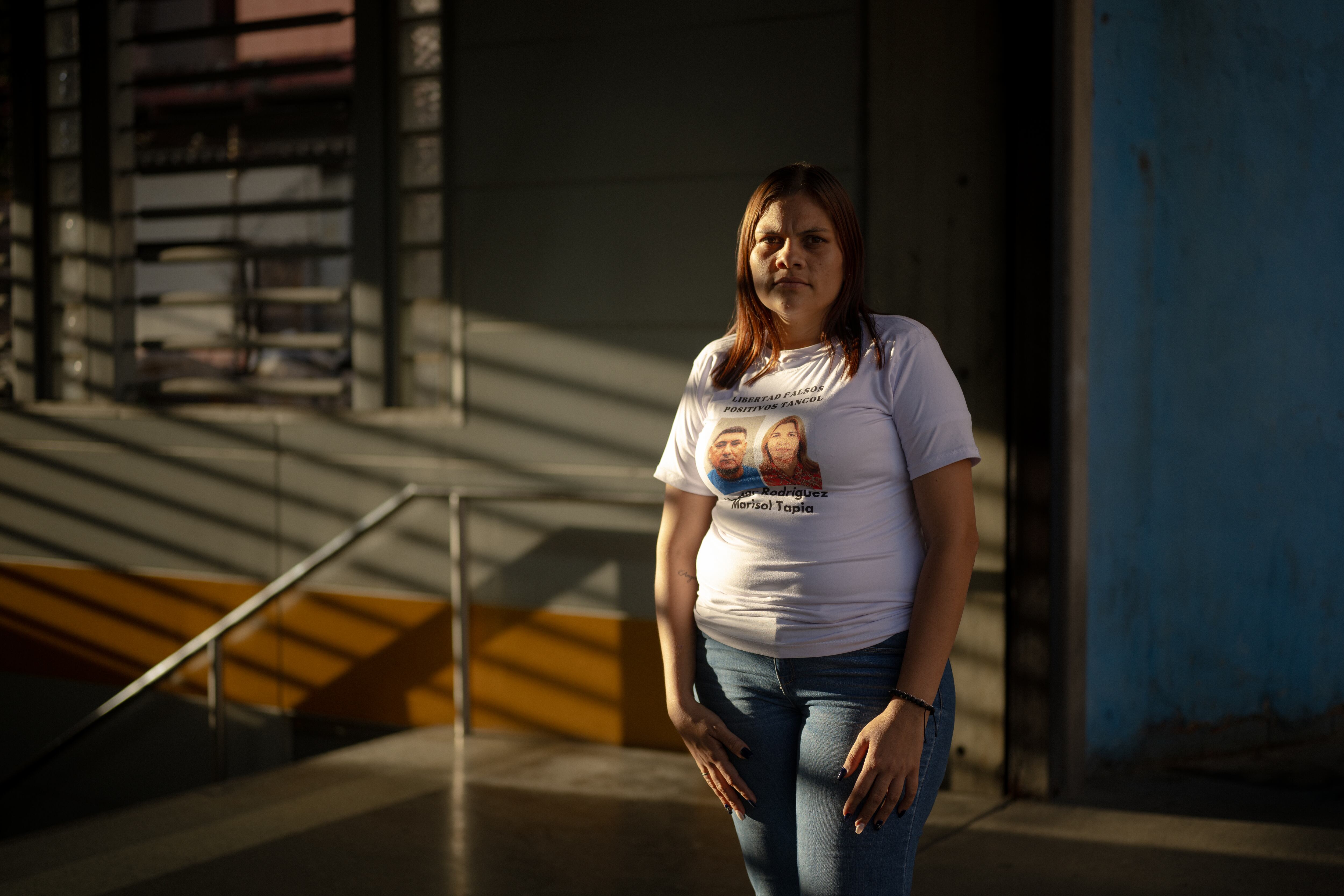 Angélica Correa, hija de Marisol Tapia y esposa de Héctor Rodríguez.