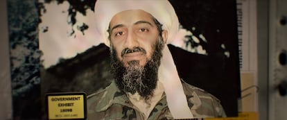 Osama bin Laden en una imagen de 'Cacería implacabe: Bin Laden'.