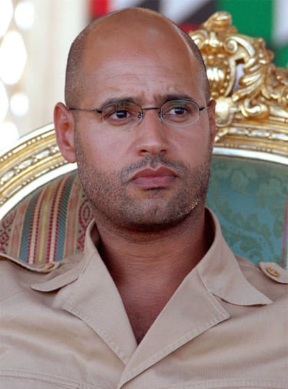 Saif al Islam, uno de los hijos de Gadafi, en una fotografía de 2007.