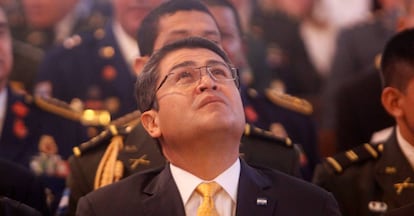 El presidente Juan Orlando