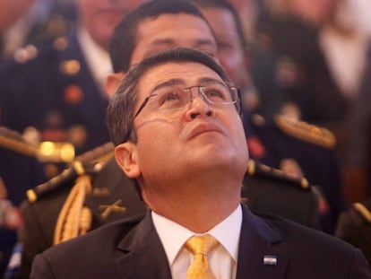 El presidente Juan Orlando