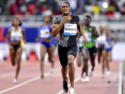 Caster Semenya, el pasado 3 de mayo, en la Diamond League en Qatar.