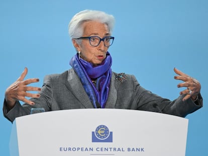 Christine Lagarde, presidenta del BCE.