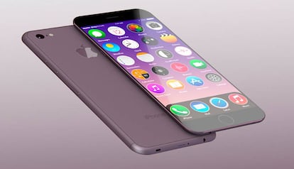 Arte de un futuro iPhone