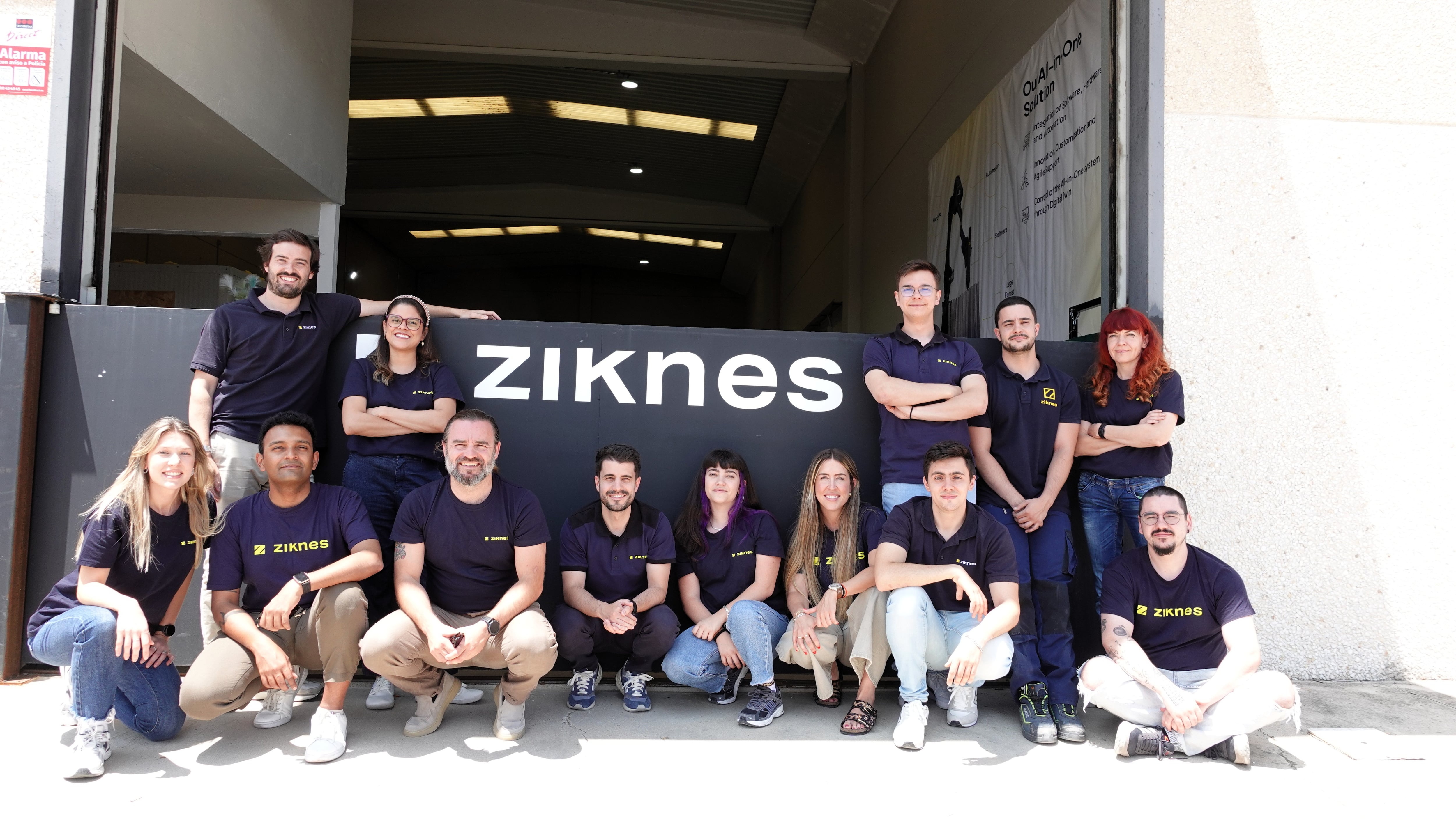 Equipo de Ziknes, en una fotografía cedida por la empresa. 